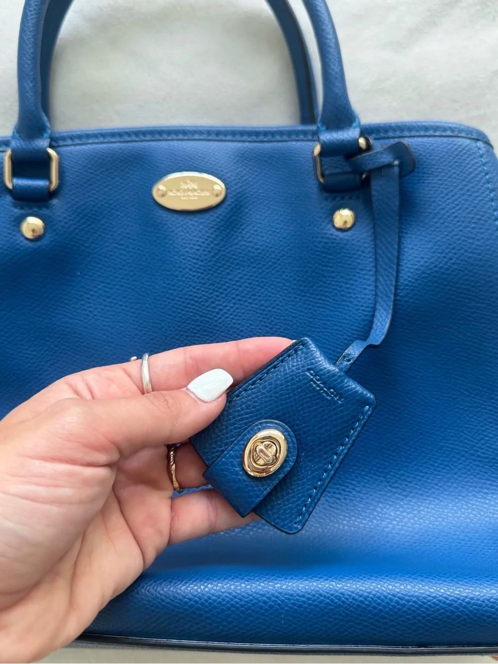 Like New Royal Blue Vintage Coach Bag